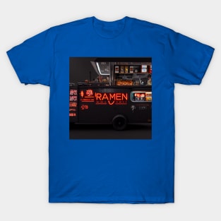 Cyberpunk Tokyo Ramen Food Truck T-Shirt